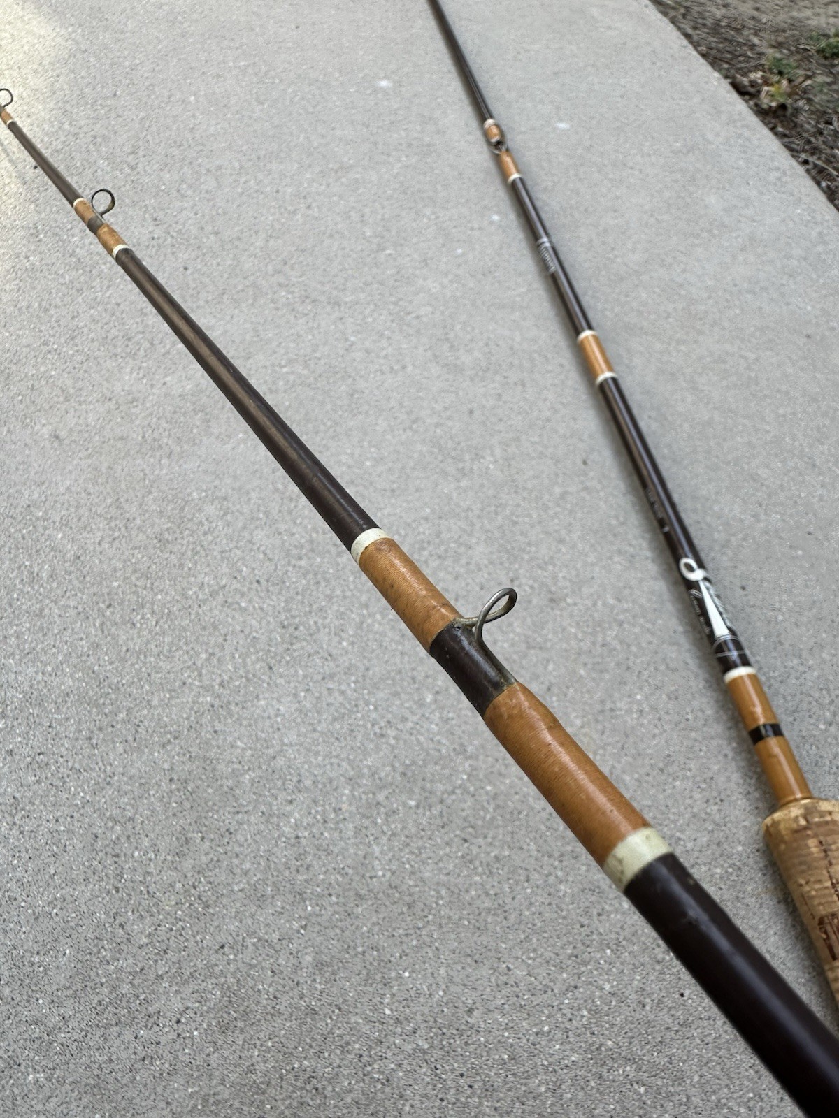 SABRE 8.5 ft 2-PIECE CUSTOM MADE F173 NYPOXY GLASS 7 Line Test Fly Fishing ROD