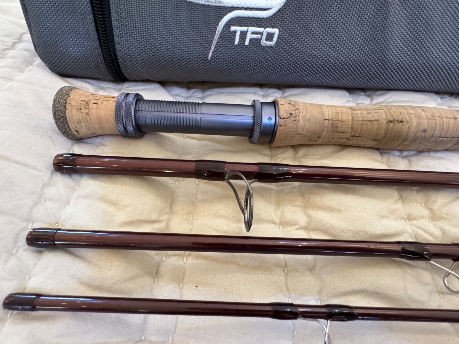 Temple Fork Mango Coast, 9-foot, 10-weight, 4-piece Fly Rod. Excellent.