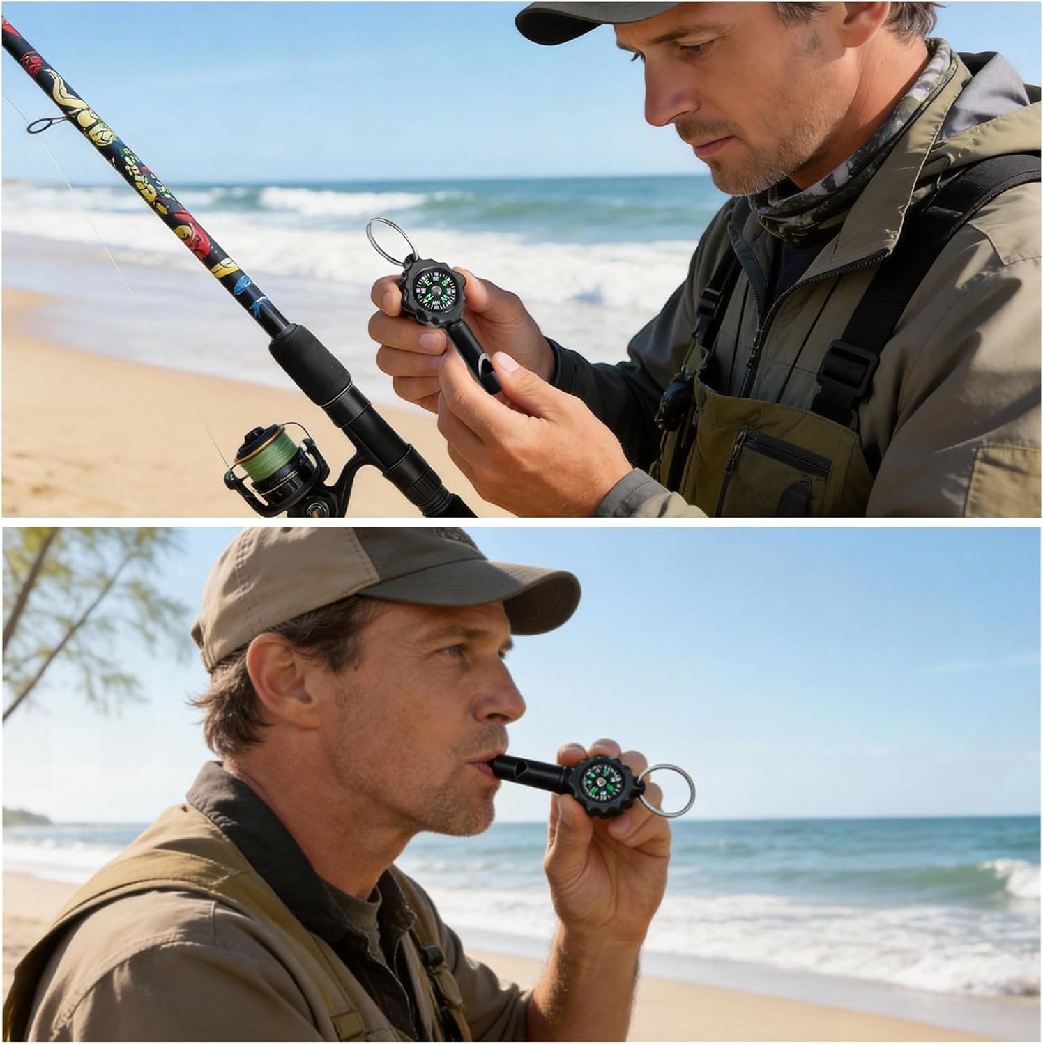 5’6″ Ultra-Light Spinning Fishing Rod Threaded Grip Gun Handle Durable Composite