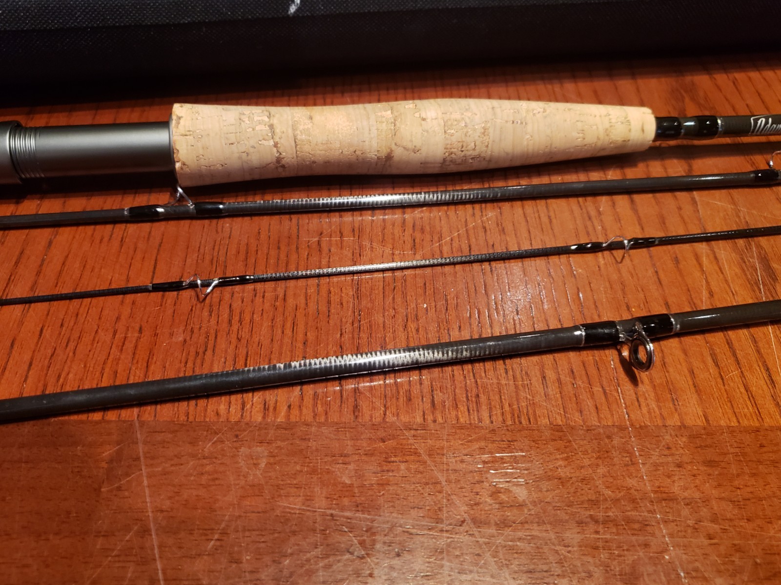 Adamsbuilt Fly Fish 4 Pc Carbon Fiber Rod WAH-905 Learn to Fish 9FT 5WT w/ Case