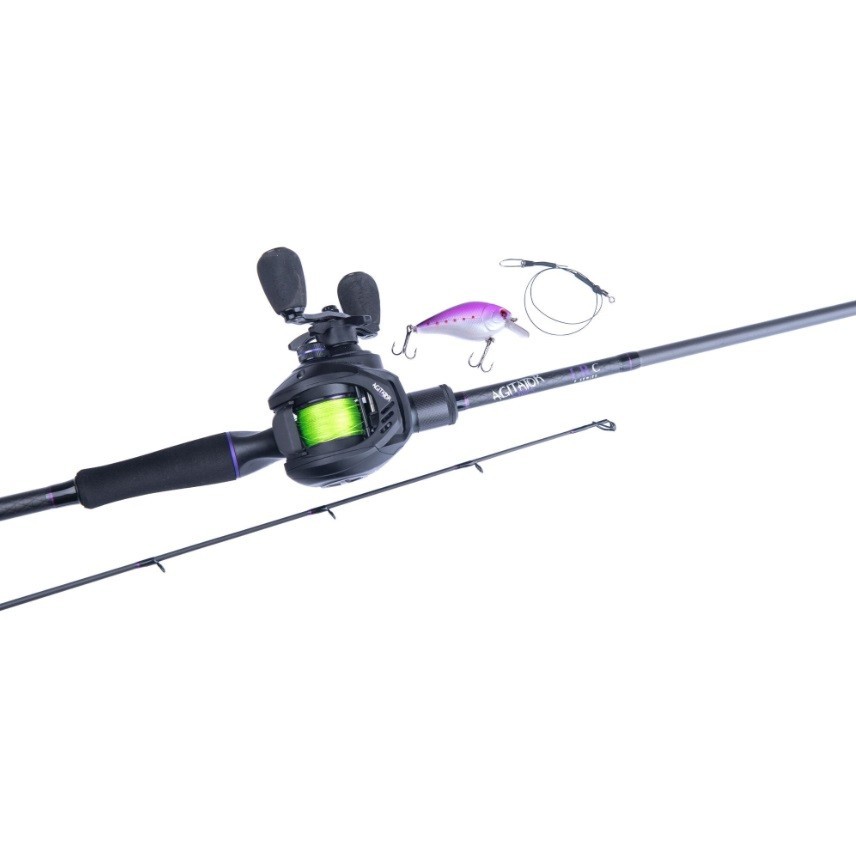 Agitator LR-C RTF Baitcasting Lure Rod and Reel Combo 20-50g Braided Line