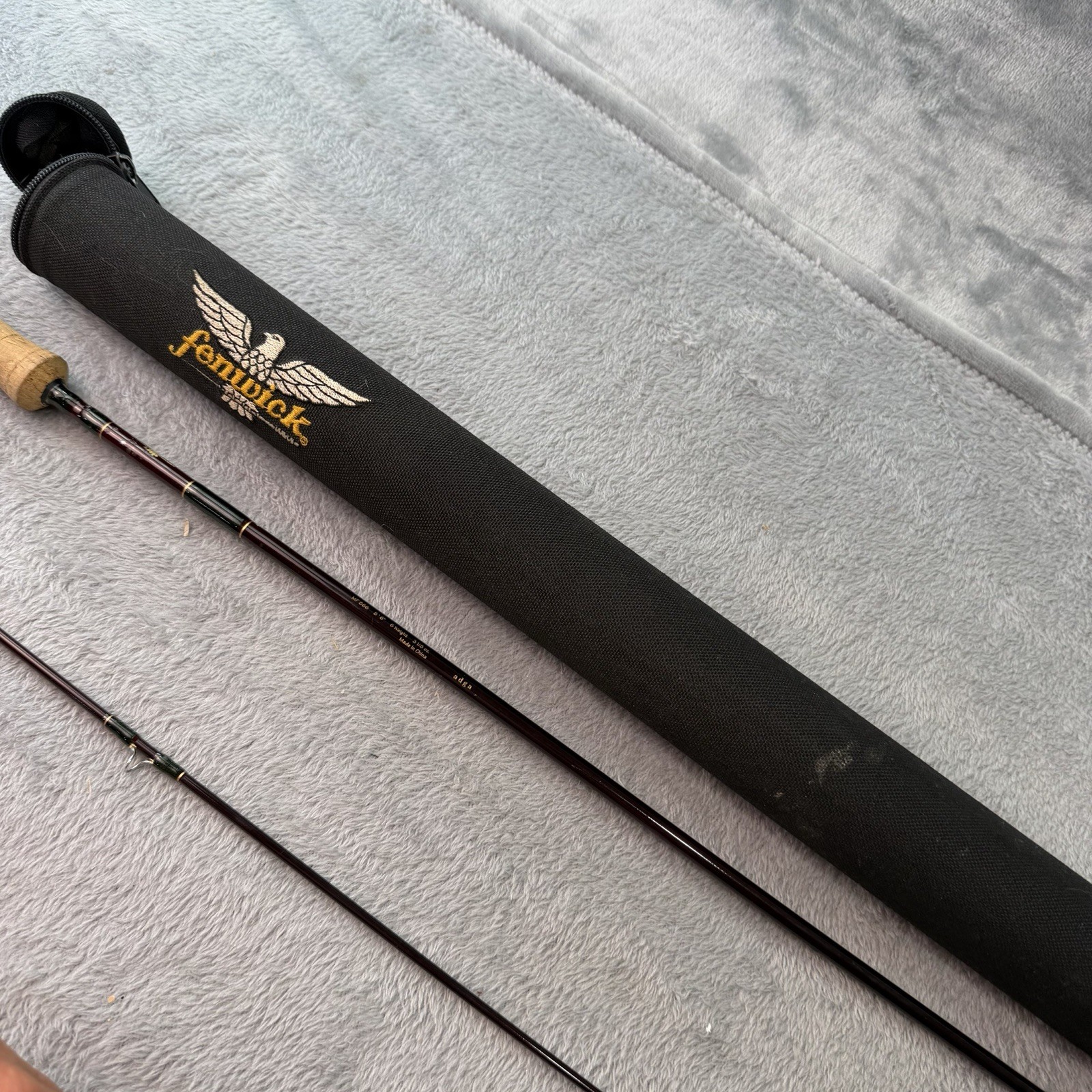 Fenwick Methods Graphite MF866 Adga Fly Fishing Rod 8′ 6″ 2pc 6wt 3 1/8oz Y249