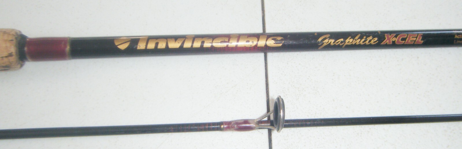 Invincible Graphite X-Cel 2-Piece 6 ft. Med. Action Spinning Rod