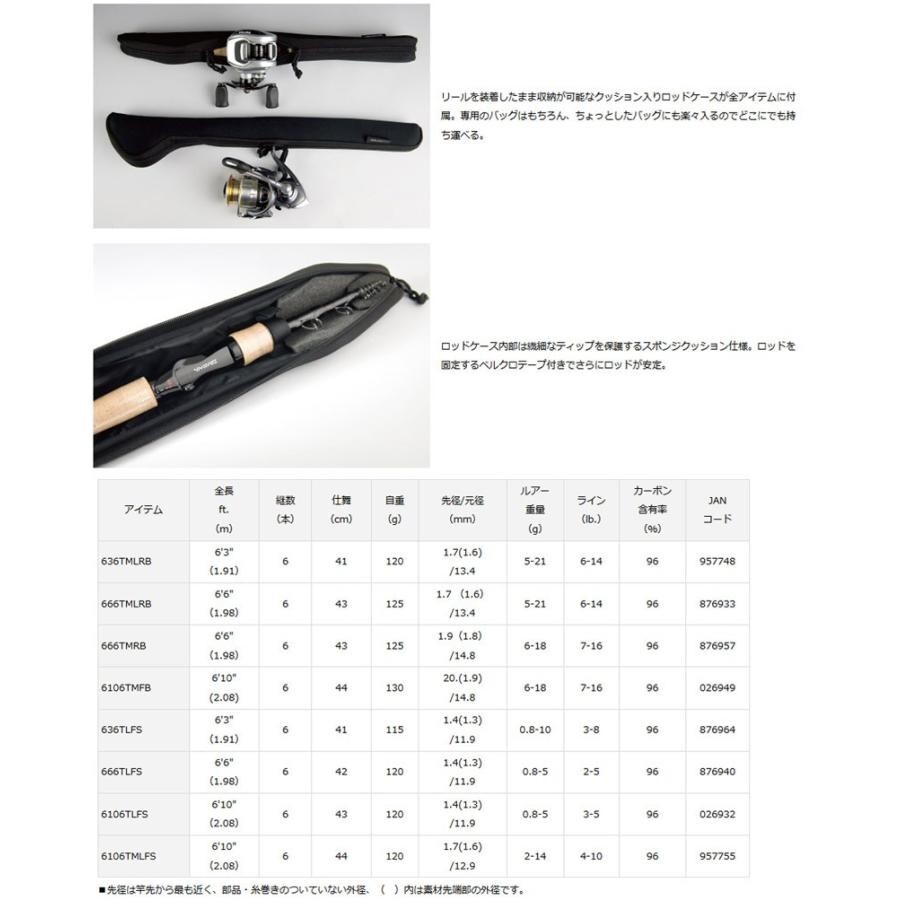 Daiwa BBB 6106TLFS Spinning Fishing Rod 6’10” Lightweight Travel Japan New