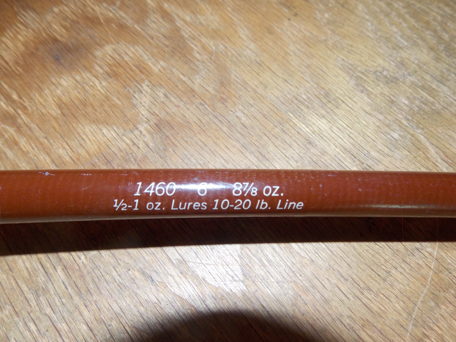 Fenwick LUNKER STIK #1460 6′ (1Pc) 8-7/8oz Lure-1/2-1oz Serial # M 006039 10/25