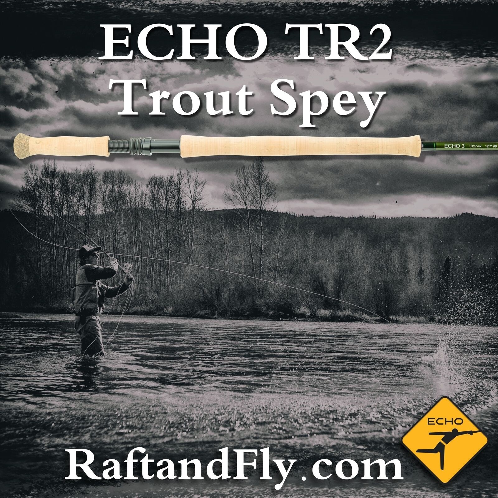 Echo TR2 4wt 11’3″Switch Trout Spey – Lifetime Warranty – FREE SHIPPING