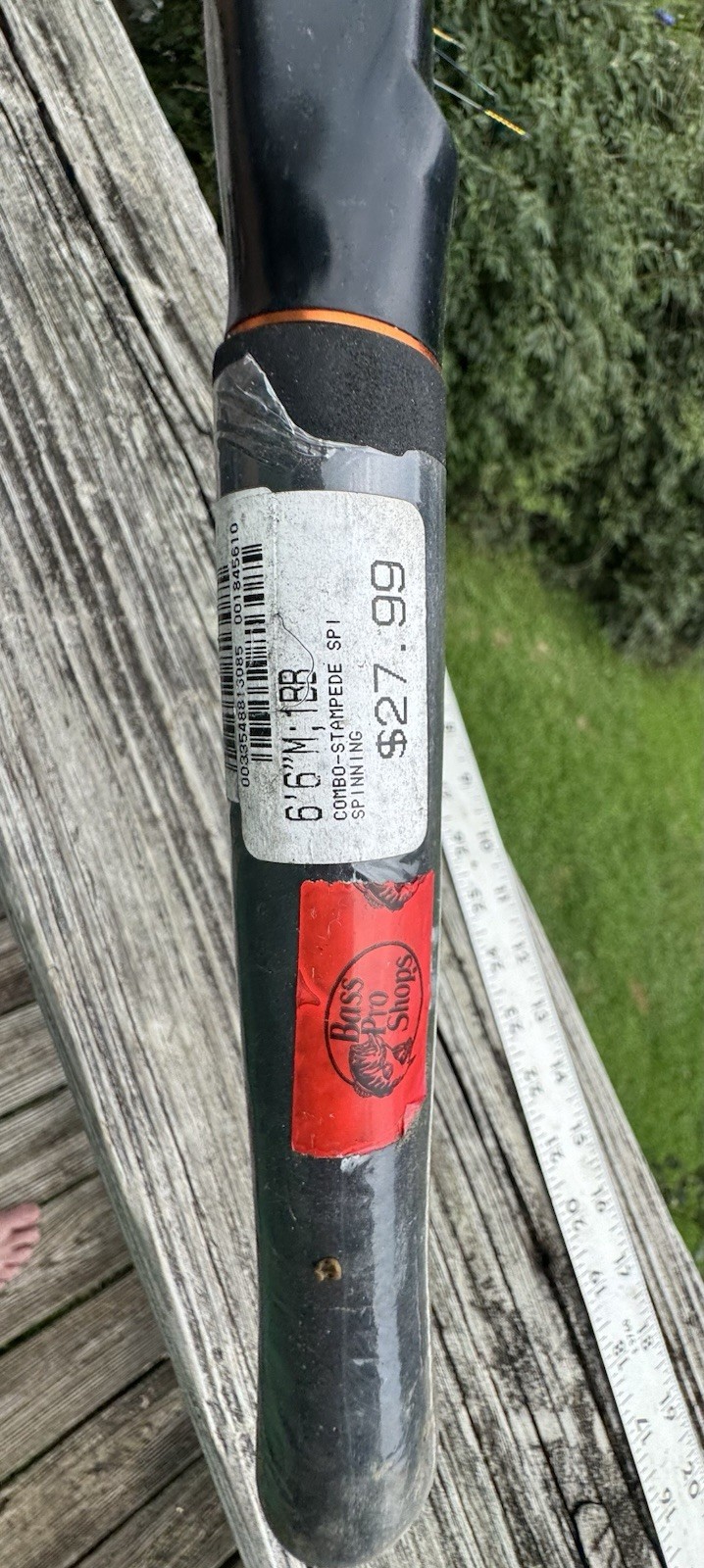 BASS PRO SHOPS, Stampede Spinning Fishing Rod 7’-0” Long Medium Action – New