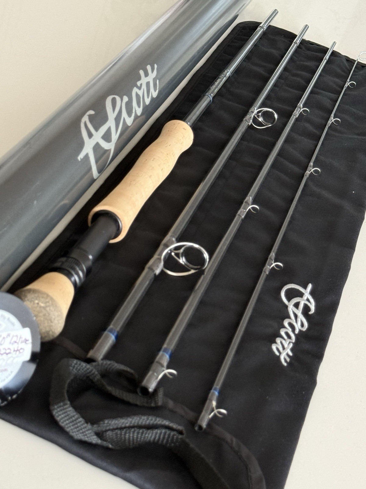 **BEAUTIFUL** 🔥 SCOTT MERIDIAN 12wt. 9’ft~4pc FlyRod!!! 🔥~LEGENDARY~