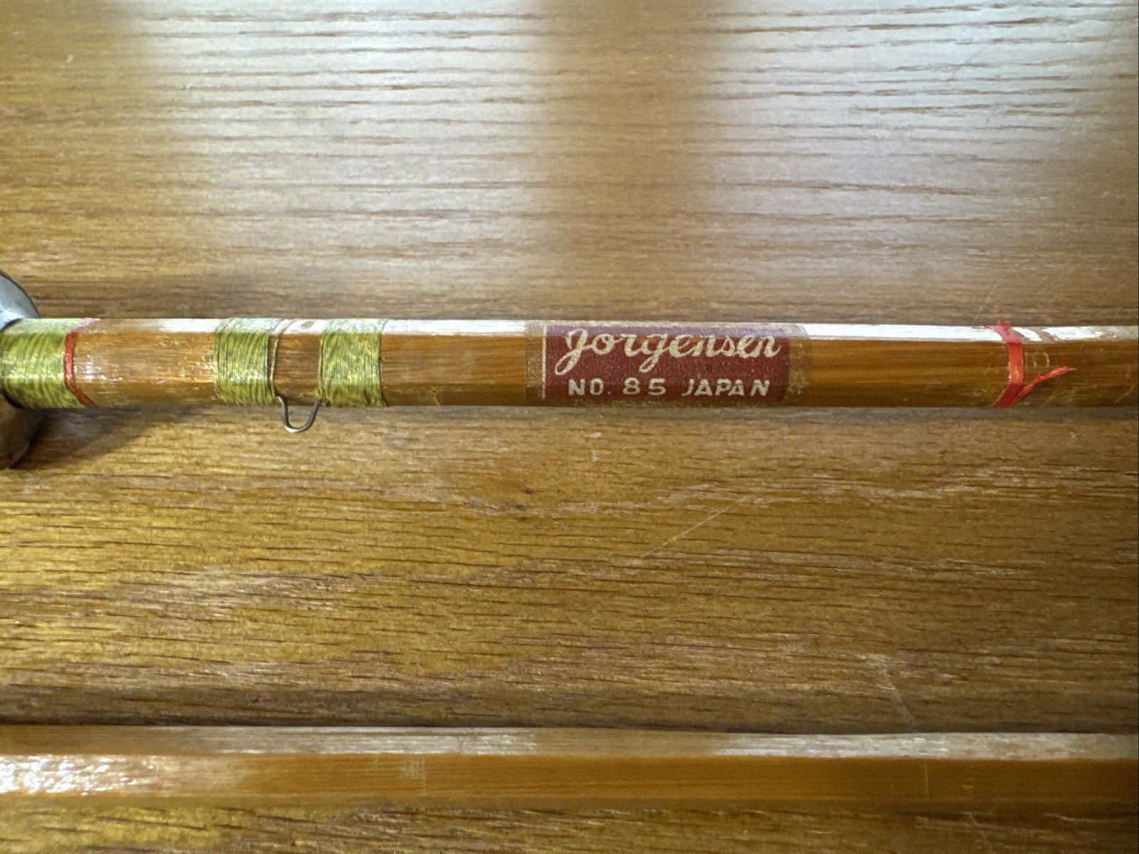 Antique Japanese Made Fly Rod “ Jorgensen No. 85 Two Tips 8.5 Feet Long
