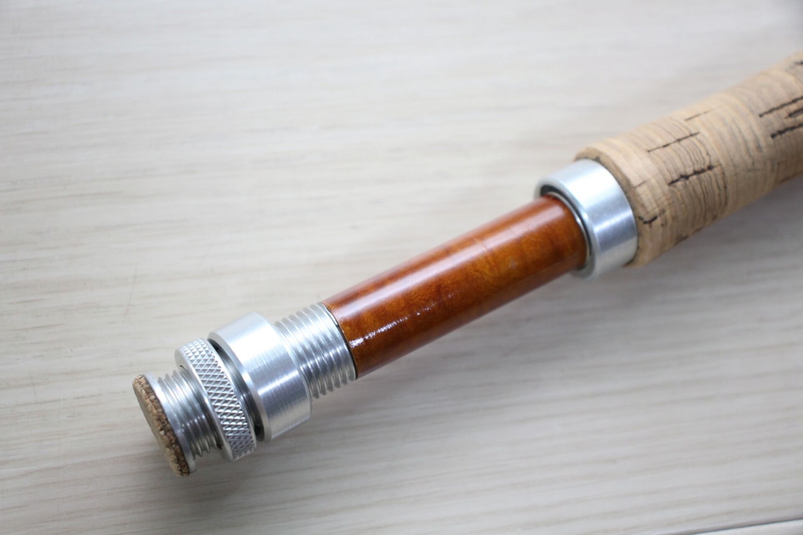 Vintage Powell LG8034 Fly Rod 8′ 3-4wt 2pc USA Light Line w/ Tube Sock M144