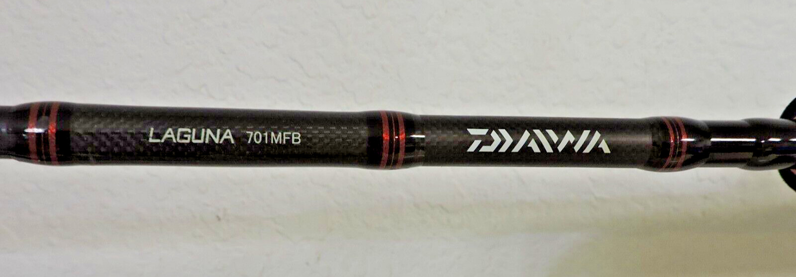 Daiwa Laguna 701MFB Rod 6′ 7″ M Lure: 1/4-3/4 oz. line 8-17 lb.