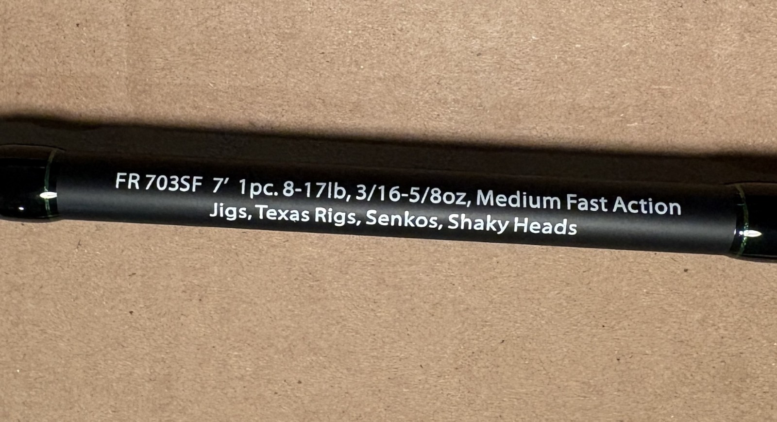 Dobyns 7 foot Graphite Spinning Rod, Fury Series Model FR 703SF, New, Never used