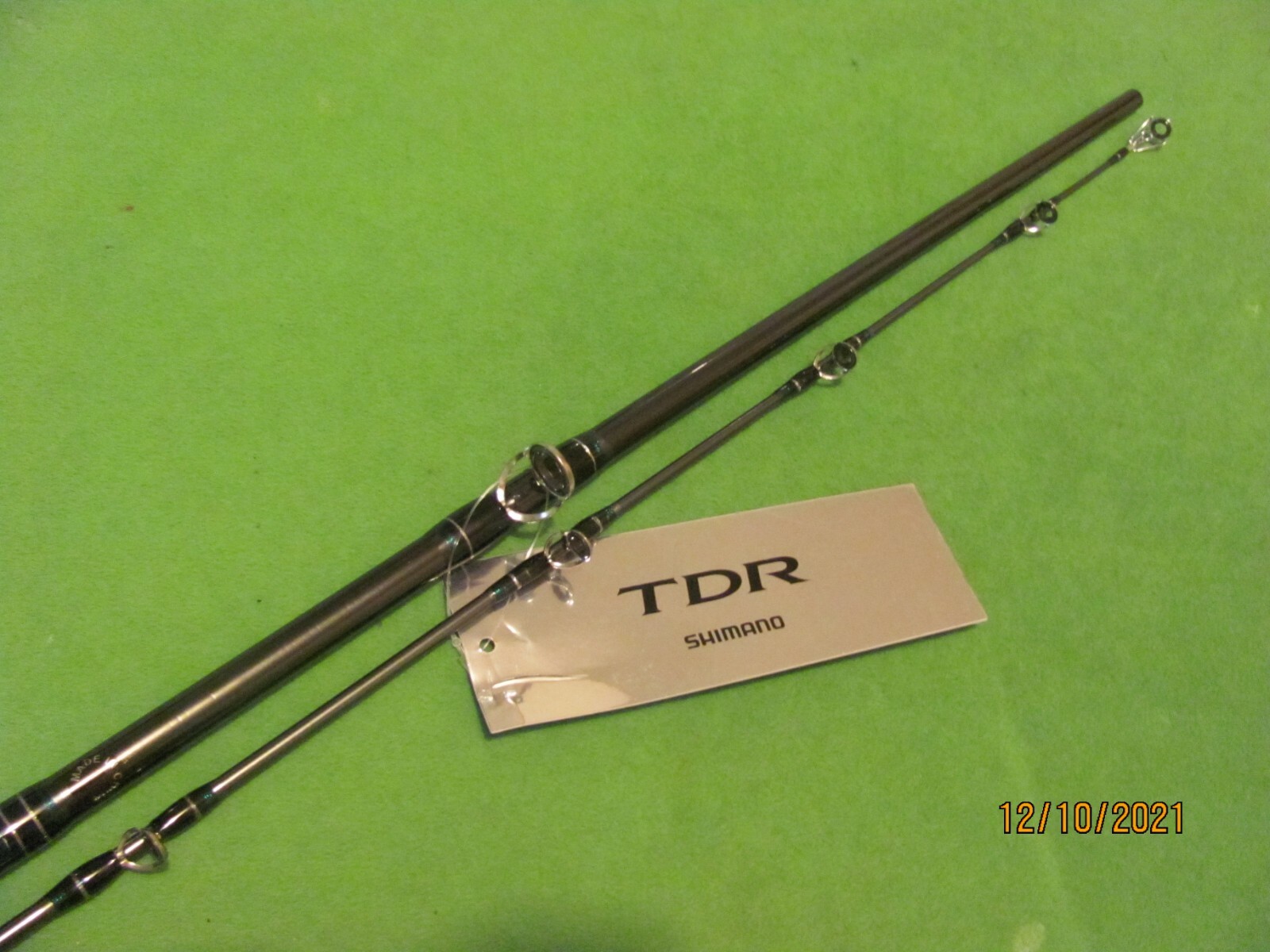 1) SHIMANO TDR 8′ 0″ MEDIUM MODERATE FAST ACTION CONVENTIONAL TROLLING ROD.