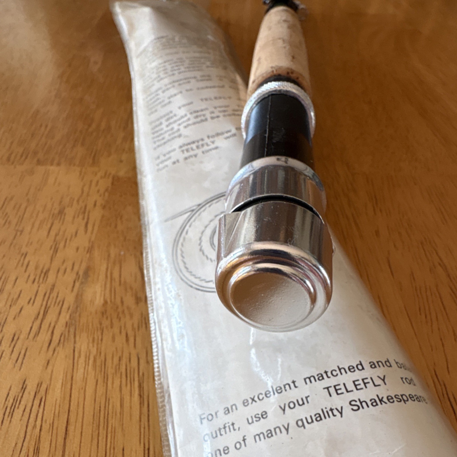 Shakespeare TELEFLY No. FTP-8 Telescopic Fly Fishing Rod Cork Handle Trout