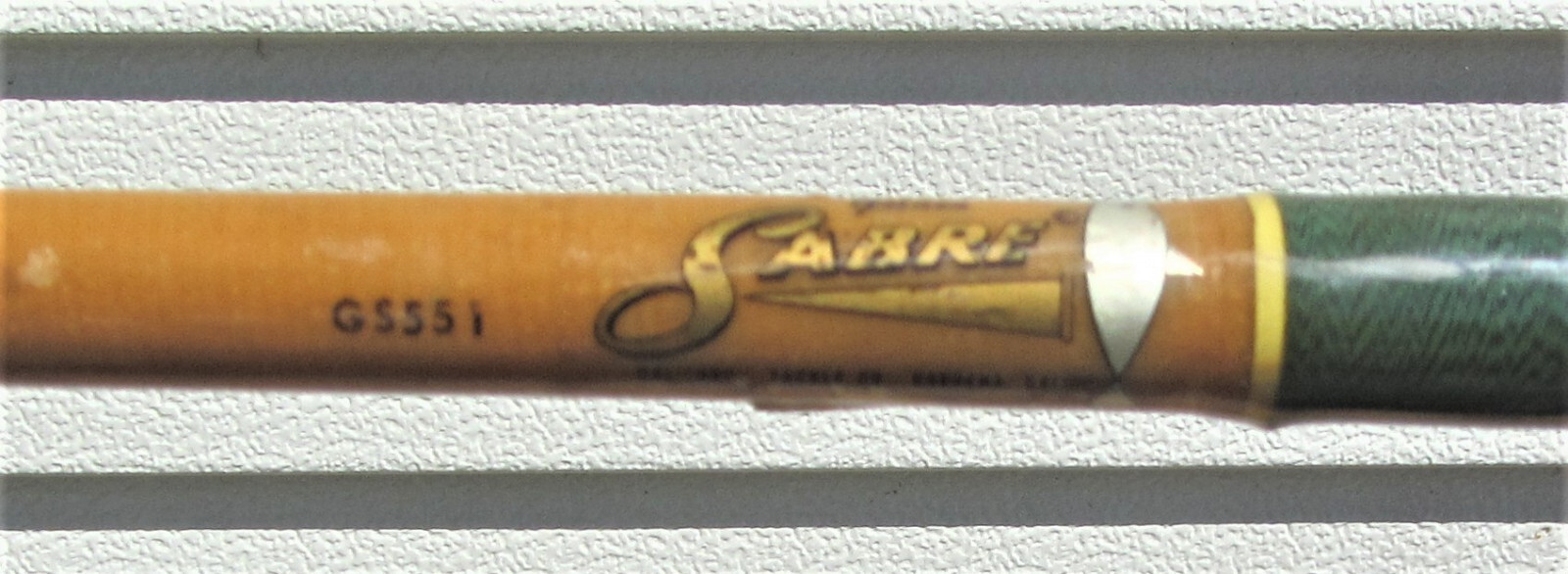 Vtg Golden Sabre GS 551 6’4″ Nypoxy Glass Fish Rod 2-Piece California Tackle