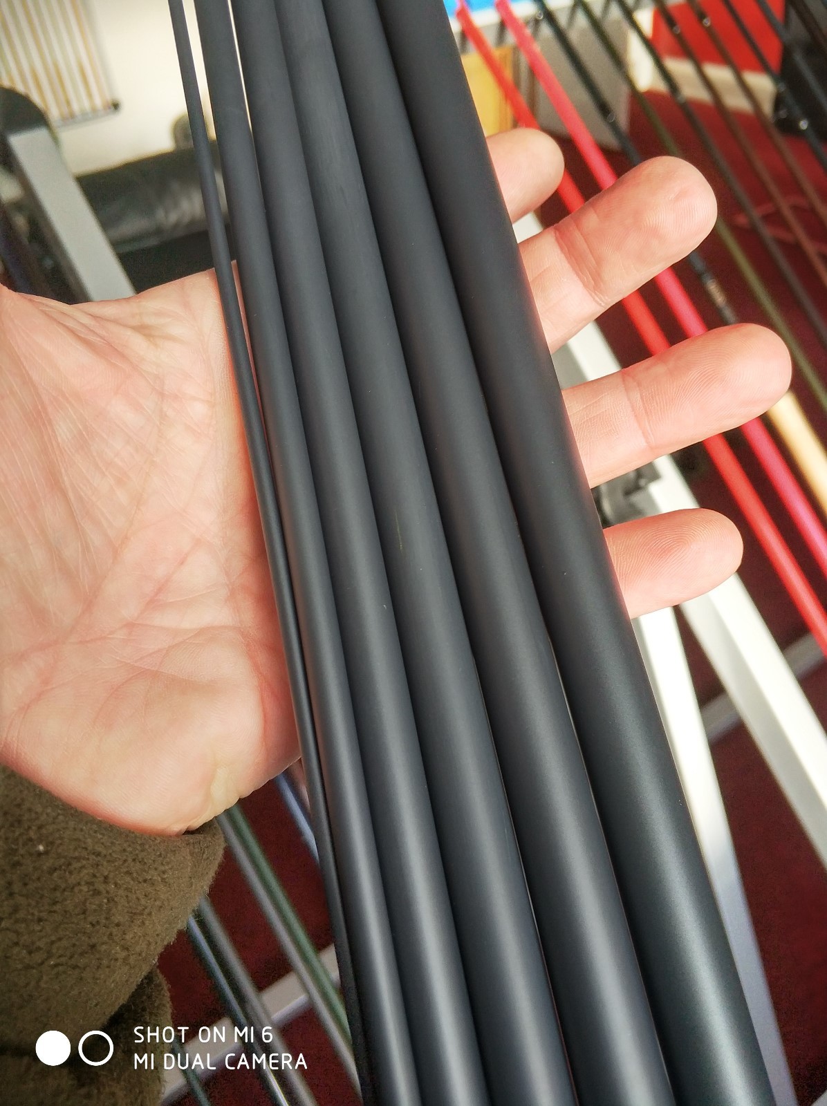 Bloke fly rod blank XLeNT 14′ 6″ 10/11wt 6-piece. travel rod FULL KIT
