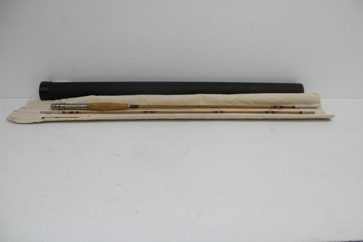 Kingfisher Fly Fishing Fly Rod 4 Piece Vintage 9’0″ Brown