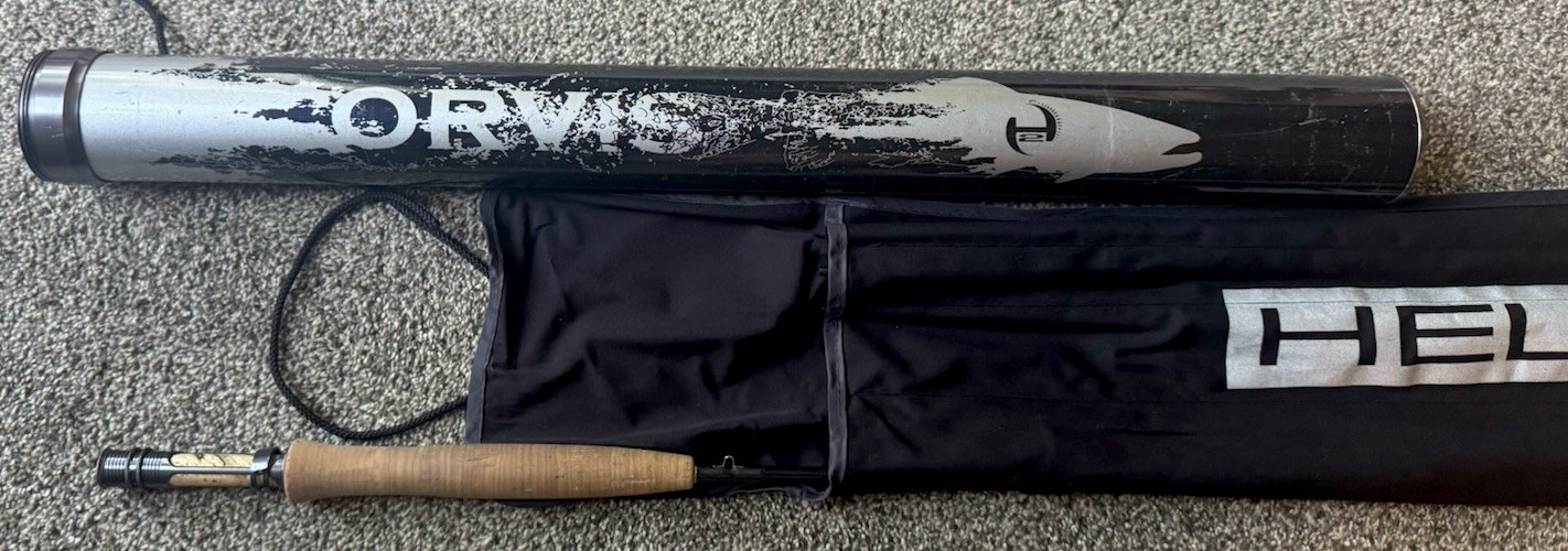 Orvis Helios 2 Fly Fishing Rod 7′ 4wt Mid Flex with Case & Certificate