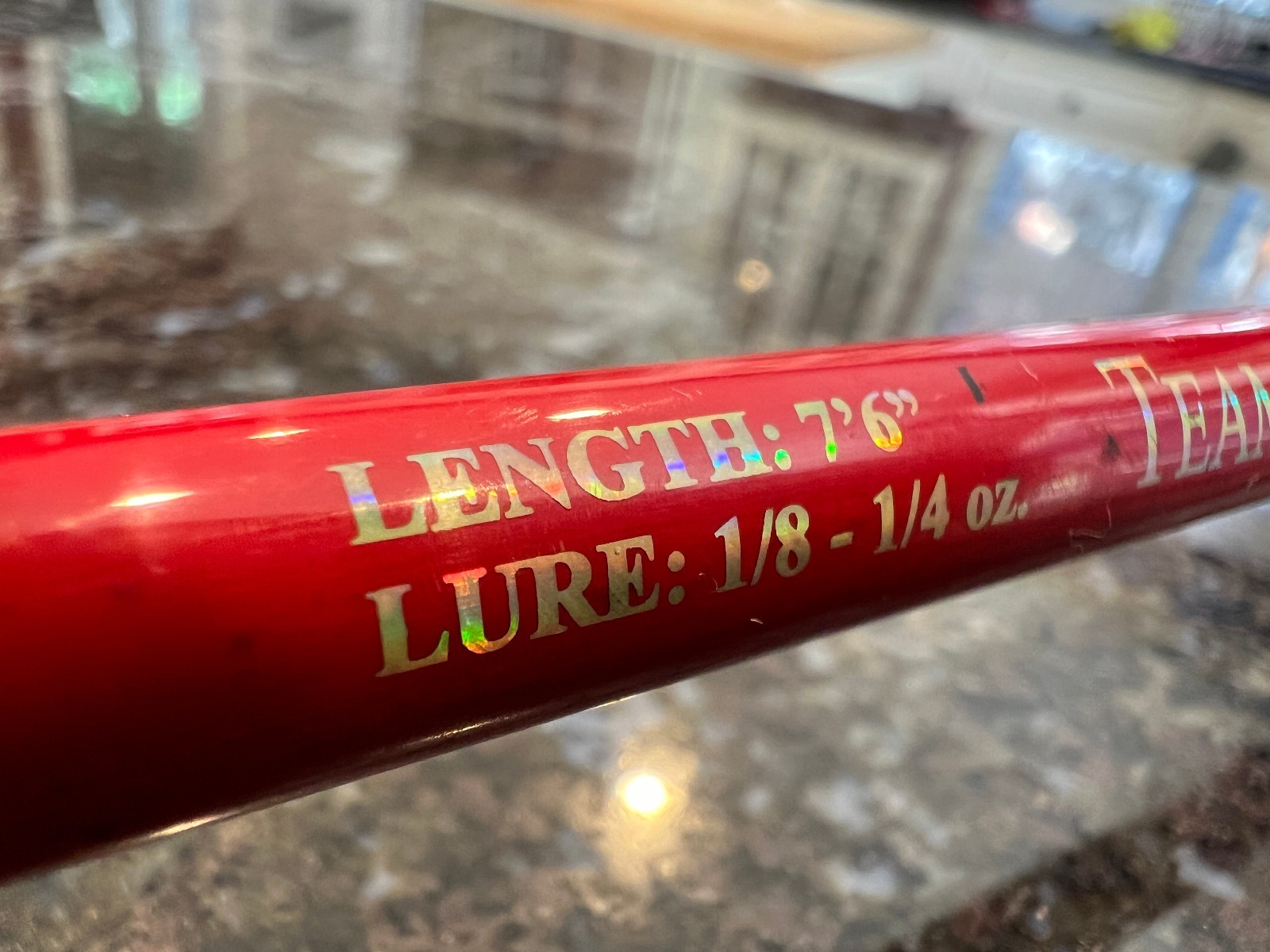 Lamiglas CGR 762 L Team Kokanee 7’6″ Rod Jared Johnson BROKEN TIP 4-8lb