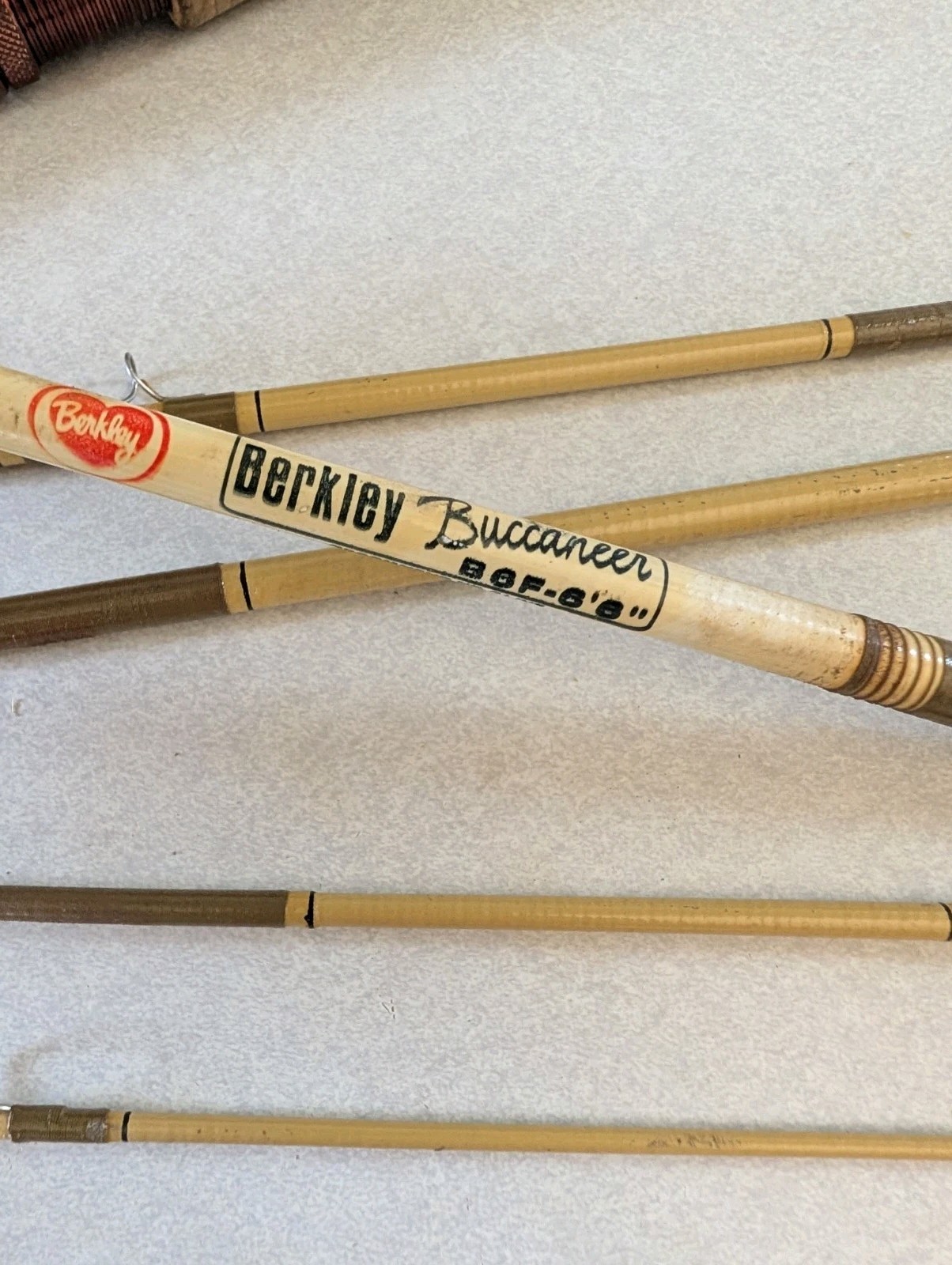 Vintage Berkley Buccaneer Fly Rod Travel Pack Fishing Rod & Reel. Model B6f-6’6″