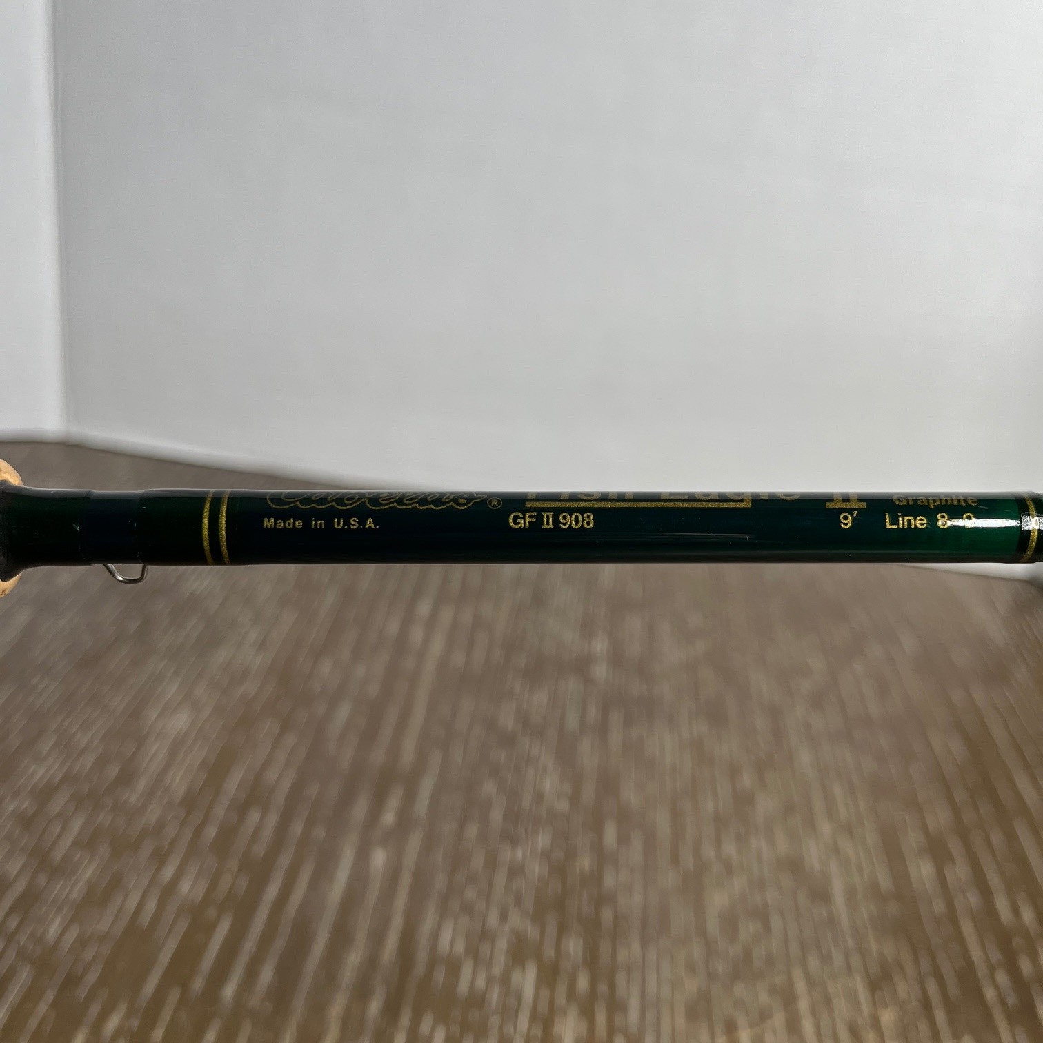 VTG Cabela’s 9′ Fly Rod Fish Eagle ll GFll908 Line 8-9 Graphite IM6 2-Piece USA