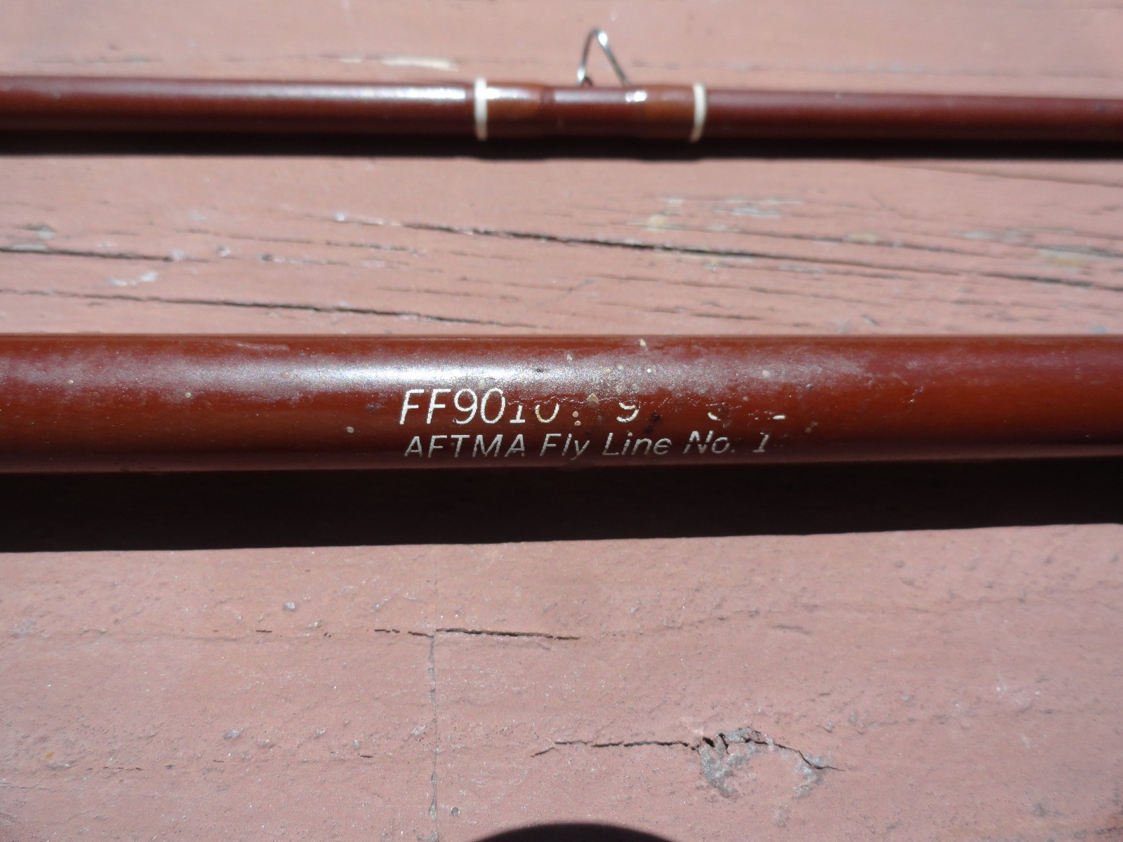 VTG Fenwick Fly FIshing Rod 9 FT FF901? AFTMA Fly Line 1 2 Piece Very Nice