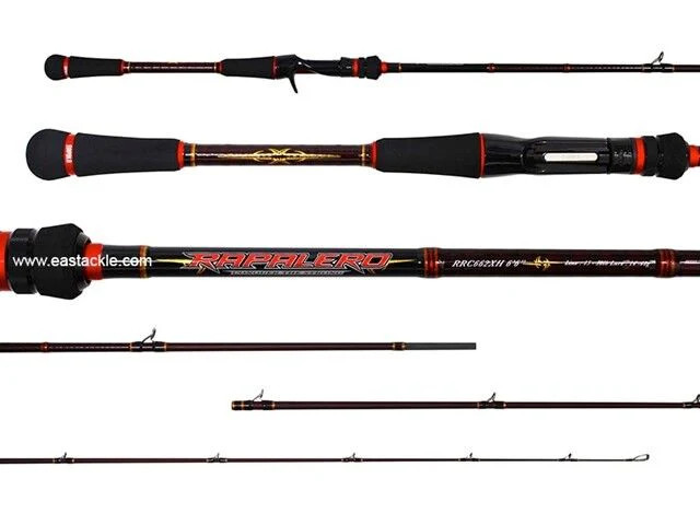 Rapala RAPALERO 1 Piece Overhead Bait Casting Fishing Rod