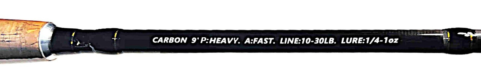 9ft Fishing Rod Spinning Pole Carbon Fiber Portable Heavy Fast Lightweight New
