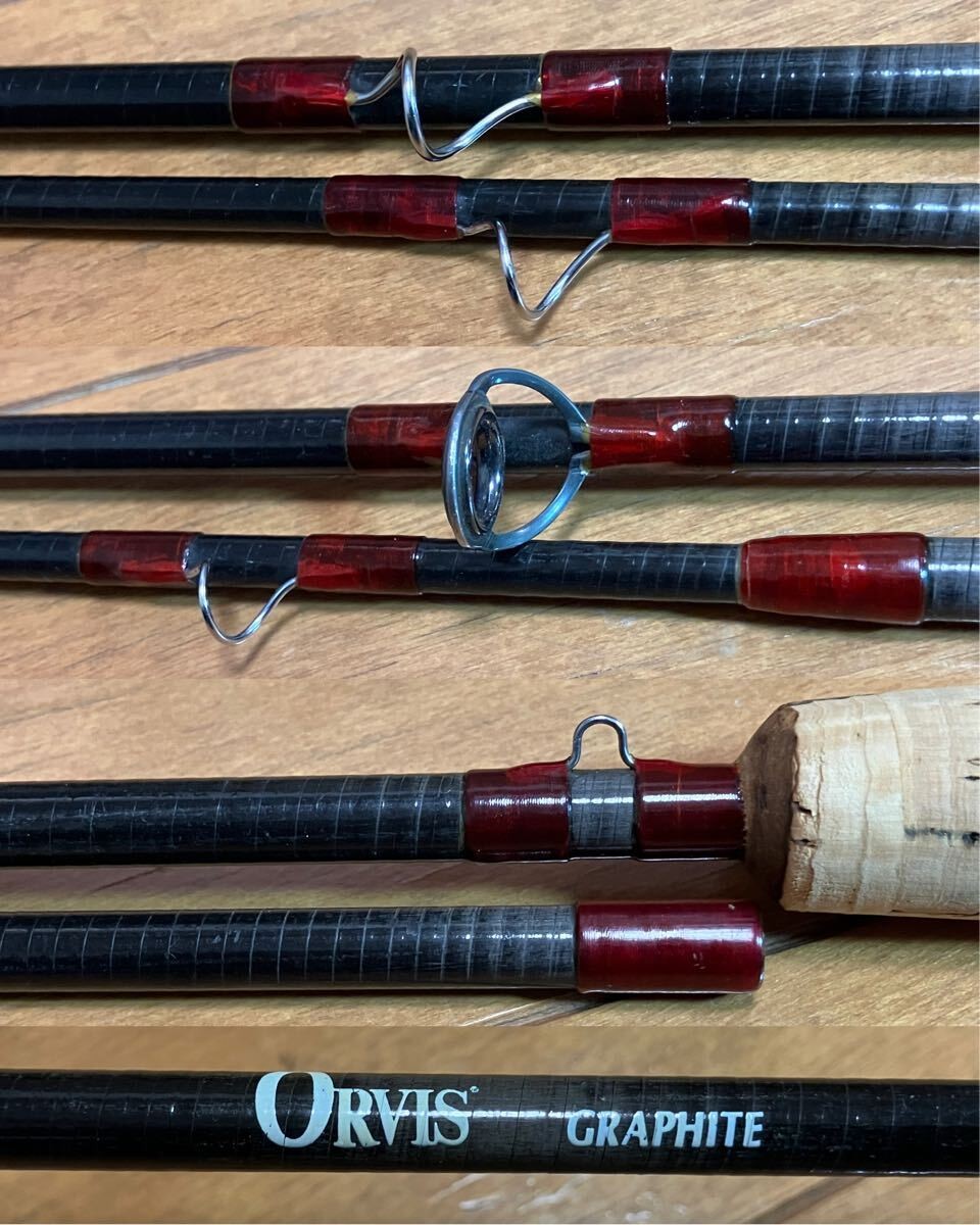 Old Orvis Graphite Western 9′ #5 Fly Rod Fishing 8967