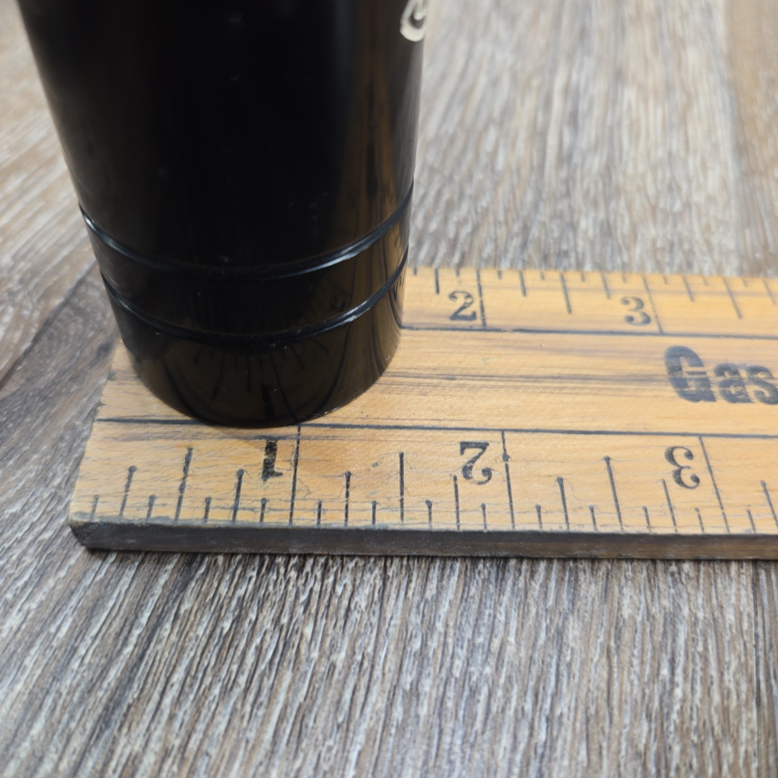 Aftco Black Aluminum Straight 18″ Butt – 1.25″ ID – Loose Part ONLY