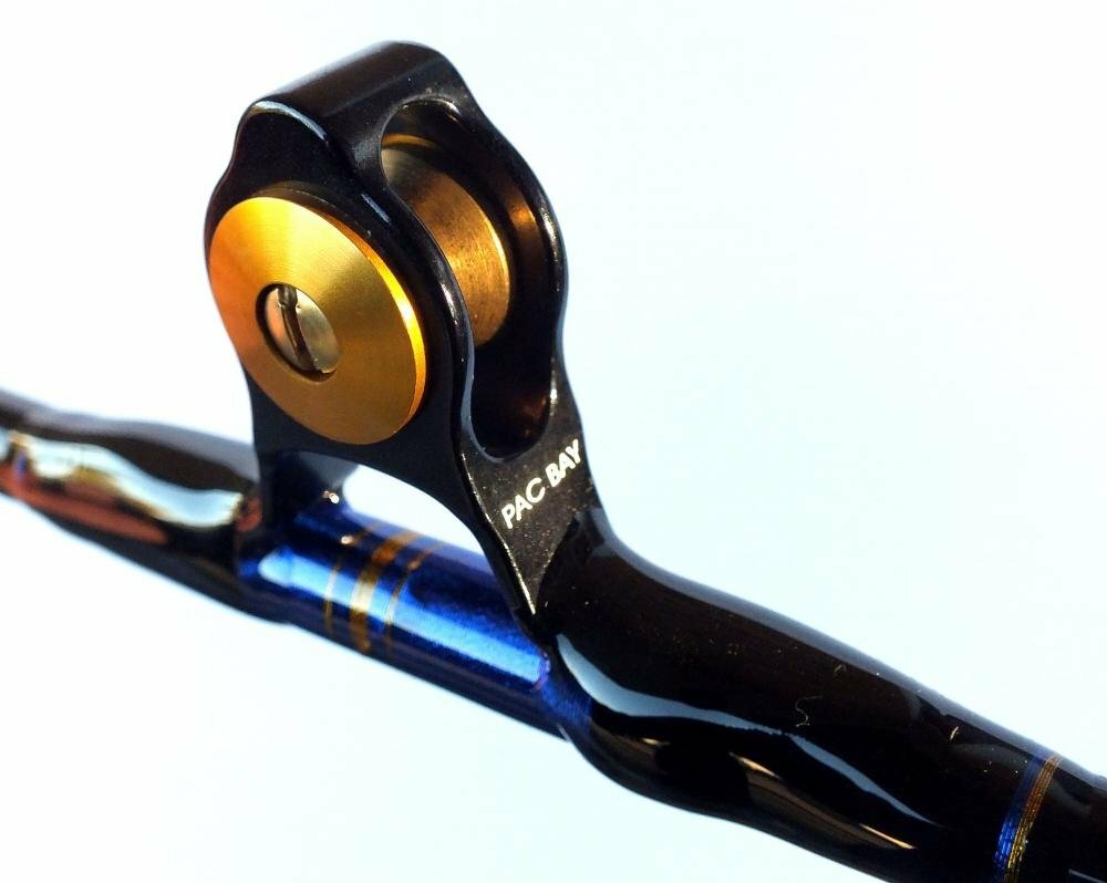 OKIAYA STANDUP TROLLING RODS 80-130LB VENOM-PRO CARBON BLANK/PACIFIC BAY GUIDES