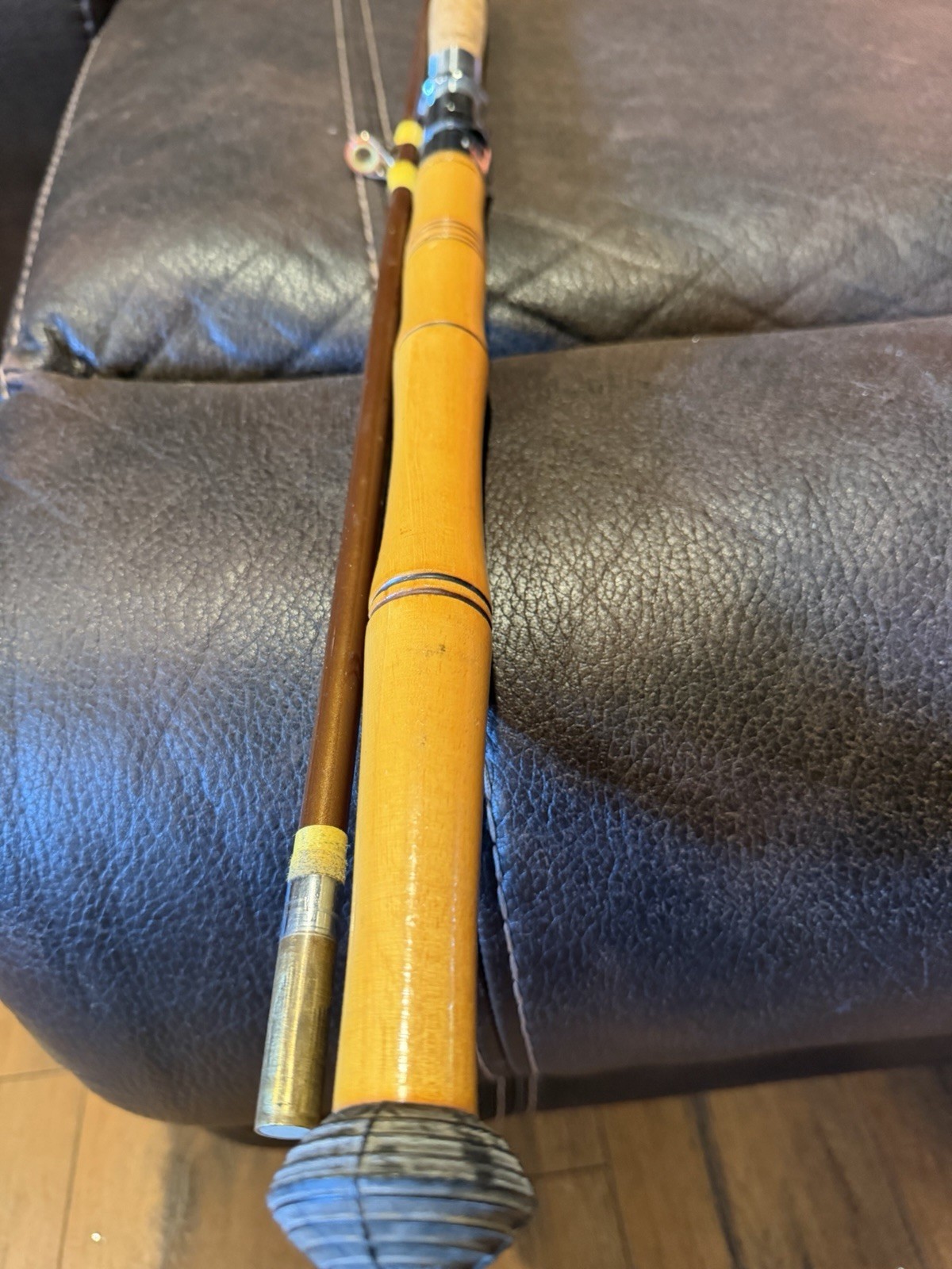 Pastime Glassmaster 8’4″ 2-Piece Fiberglass Spinning Rod w/ Rod Tube