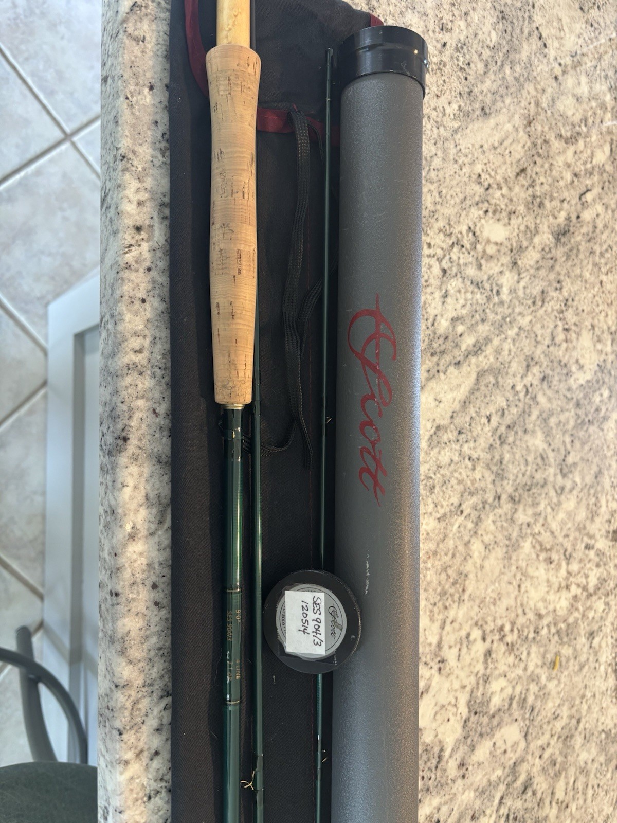 Scott SES Fly Rod 9’0 4wt 3 Piece Fly Fishing Rod