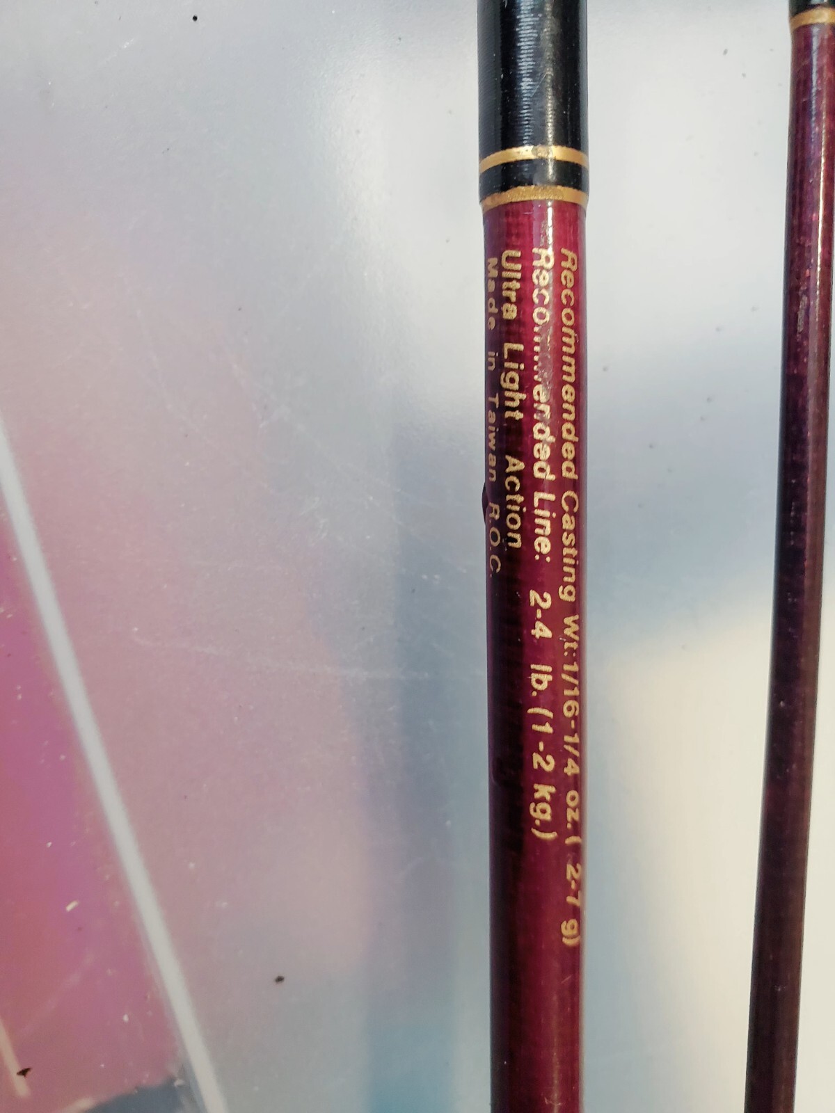 Daiwa Apollo Gold 1910 5’6″ Ultra Light 2pc 2-4lb Graphite Spinning Rod EUC