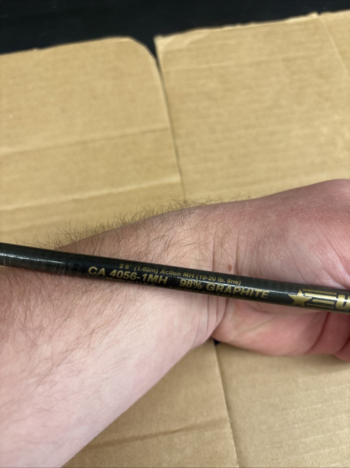 Shakespeare U.S.A Graphite CA 5056-1MH 5’6” Fishing Rod 1 Piece