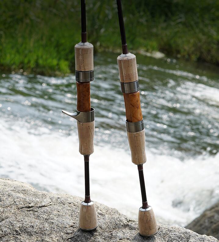 Fishing Rods 1.68M 1.8M Casting Spinning Rod Carbon Fiber 2 Section Lure 1.5-8g