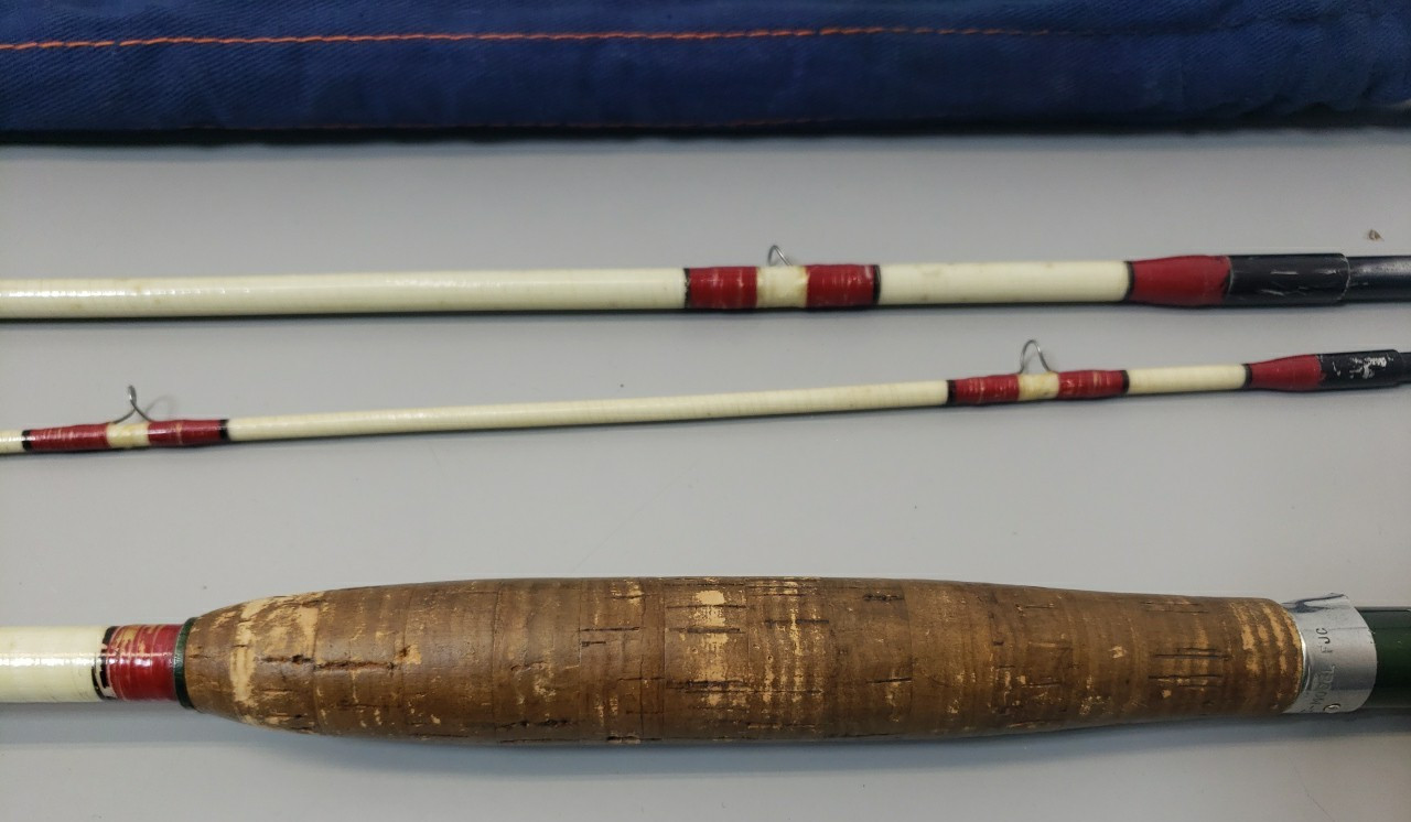 Vintage Shakespeare Wonderod Fly Fishing Rod Howald #1380T-FJC 8’6″ w/ case