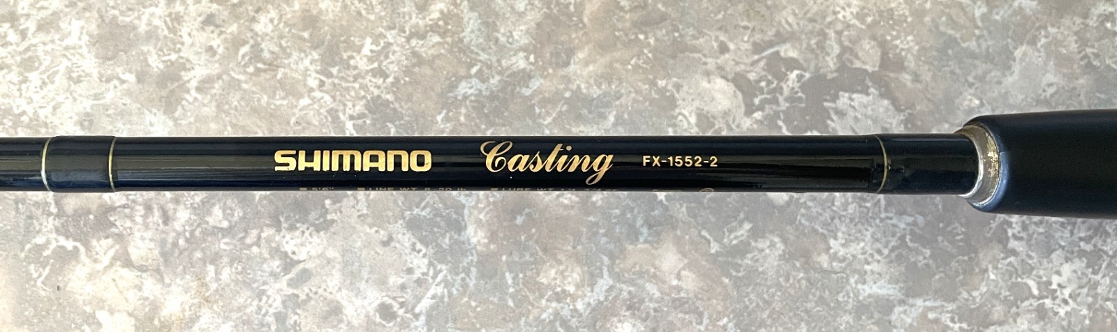 Shimano FX-1552-2 Casting Rod, 5’6″ 2 Piece 8-20 lb. line, 1/4-3/4oz, xtr clean.