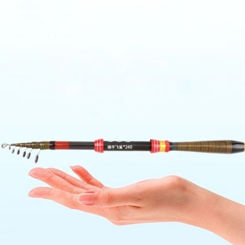 Telescopic Fishing Rods Spinning Casting Rod Carbon Fiber Rod Bass Ultra Light