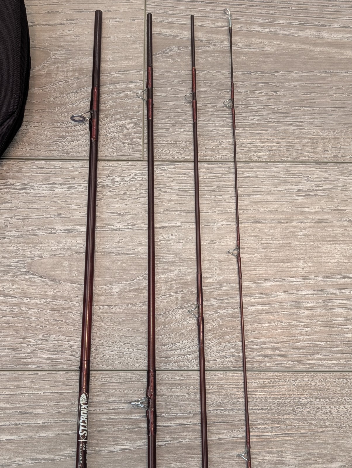 St. Croix SC IV/SC II Graphite 8’6″ 5 WT Line 42F865.4-F/I865.4 Fly Rod w/Case