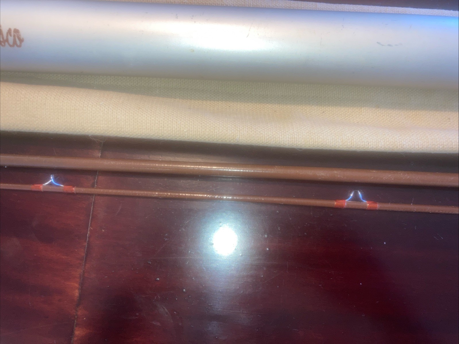 Scott Powr-Ply Fiberglass Fly Rod. Model F-71-5249. 7’. WF-5F. W/ Tube & Sock.