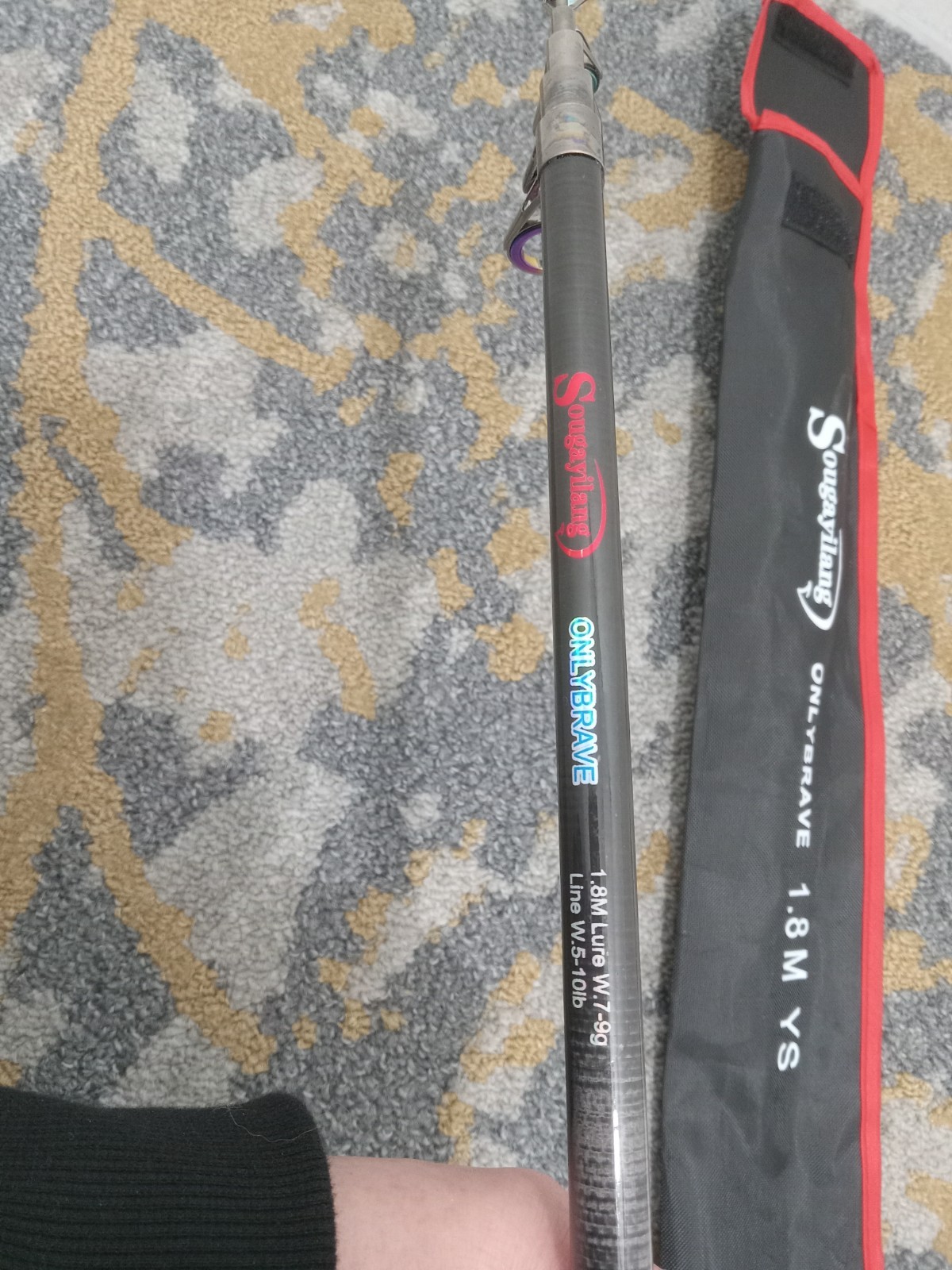 Sougayilang Onlybrave Telescopic Fishing Rod 1.8M, Line Weight 5-10 Lb