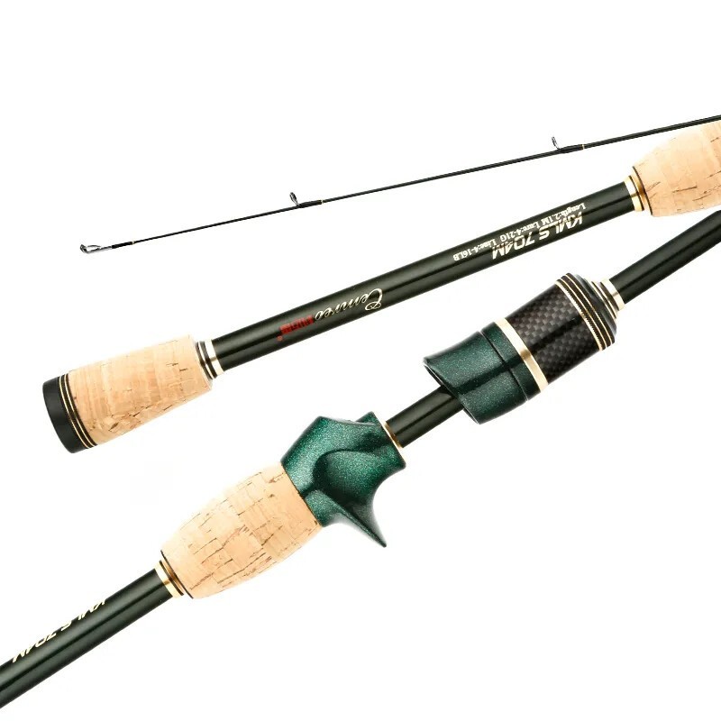 Spinning Casting Carbon Fishing Rod 4-5 Sections 1.8/2.1m/2.4m Travel Rod