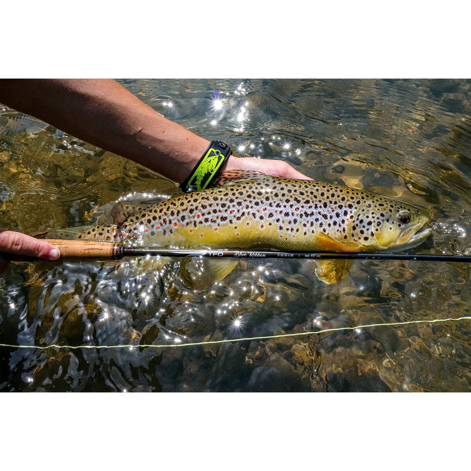 TFO Blue Ribbon 5 Wt. 9’0″ 4 Pc. Rod W/Case (Tf-05-90-4-Br)