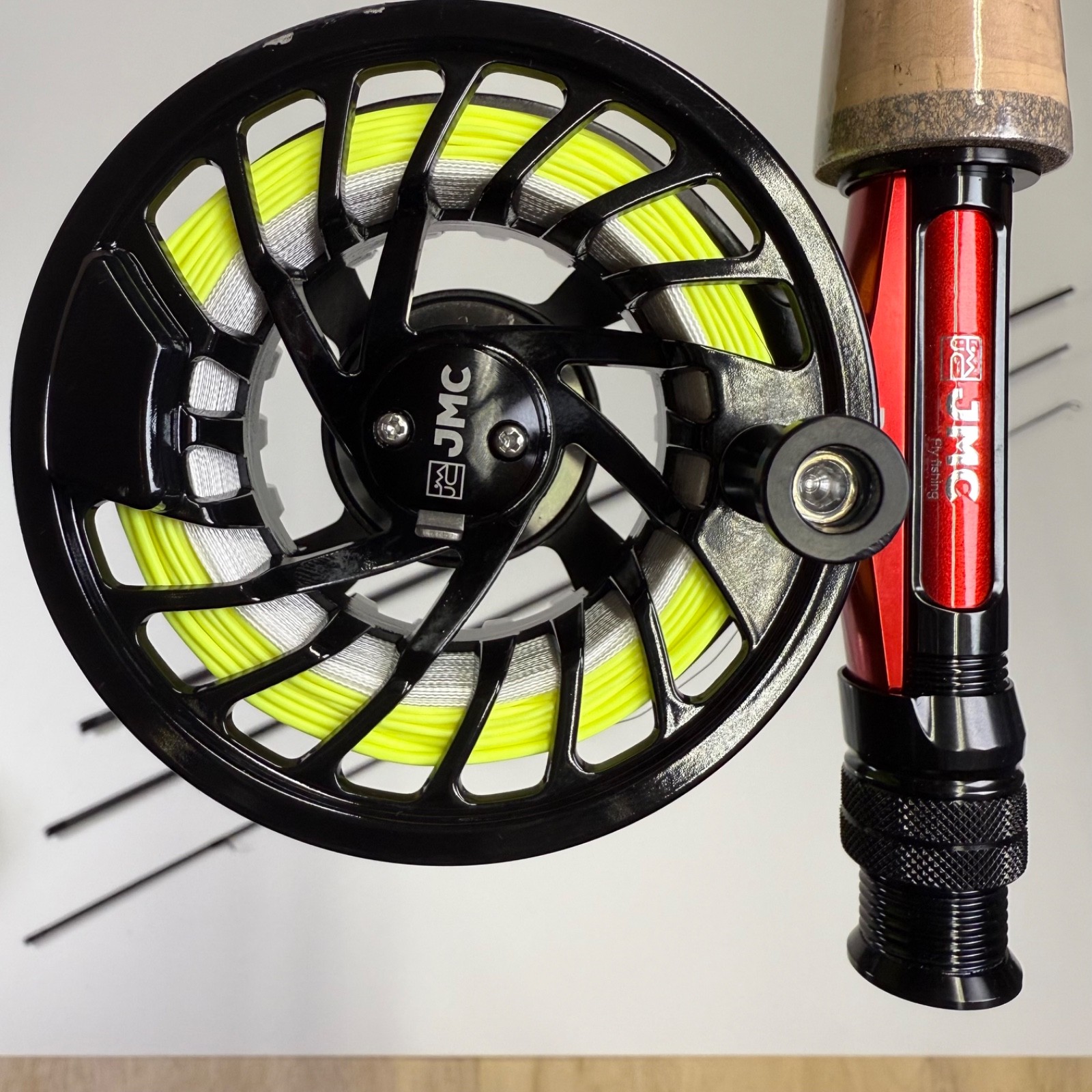 NEW – French JMC Flyfishing Rod/Reel Combo “Lake” #6/7 10′ w/ Fish Beanie & MORE