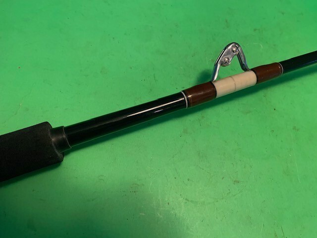 CUSTOM BUILT 6 FOOT 3 INCH 50 TO 100 POUND CLASS FISHING ROD AFTCO PERFECTION