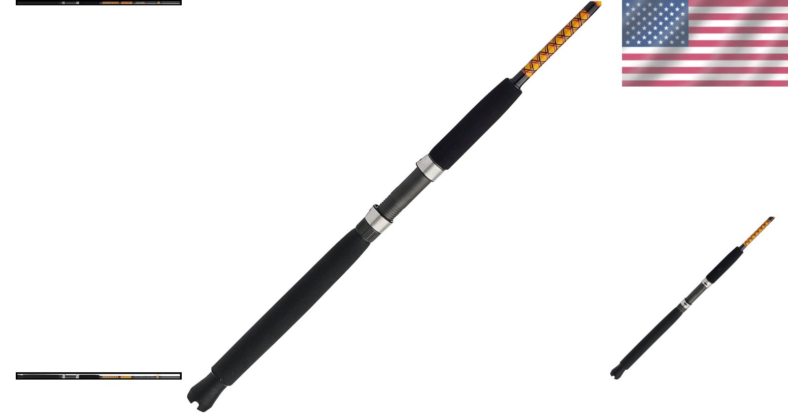 Bigwater Tuna Fishing Rod – Lightweight 9′ Design – High Performance 15-30lb
