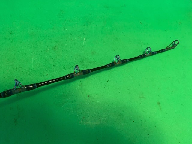 CUSTOM BUILT SABRE 6 FOOT 6 INCH 10 TO 30 POUND RATED CONVENTIONAL FISHING ROD