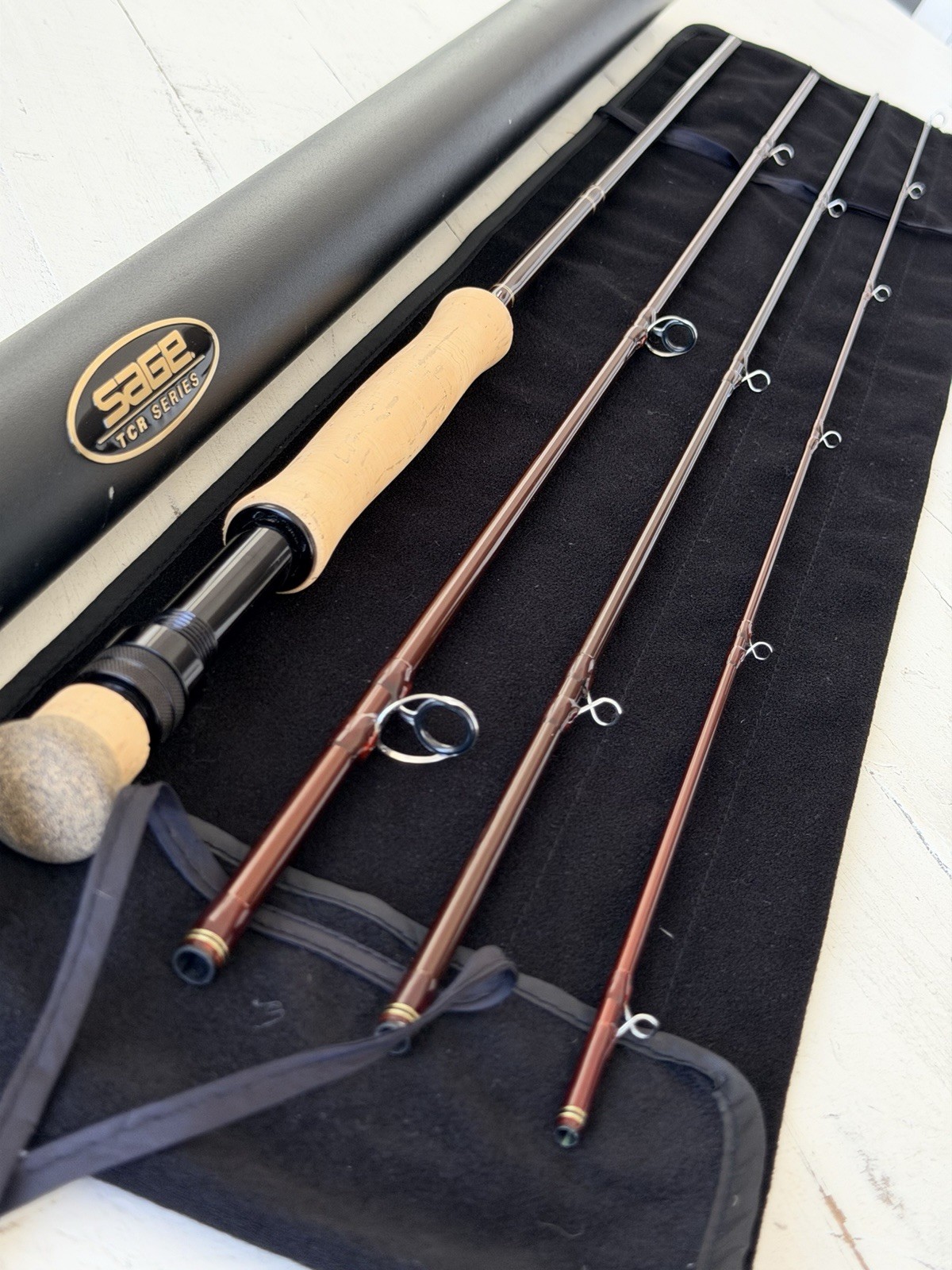 **BEAUTIFUL** 🔥 SAGE TCR 7wt. 10’ft~4pc FlyRod🔥~LEGENDARY~ 🔥