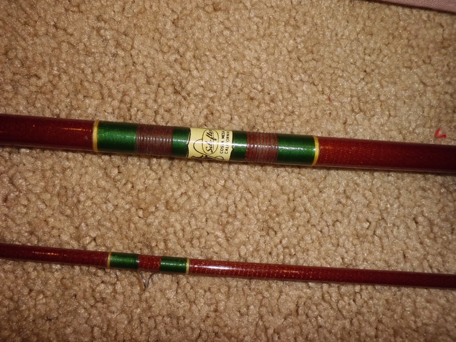 Vintage SILAFLEX Perfexion Model 216-MED Fly 8’6″ Rod- USA- LINE GBG